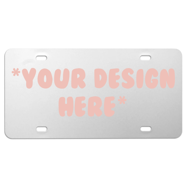 Custom license plate
