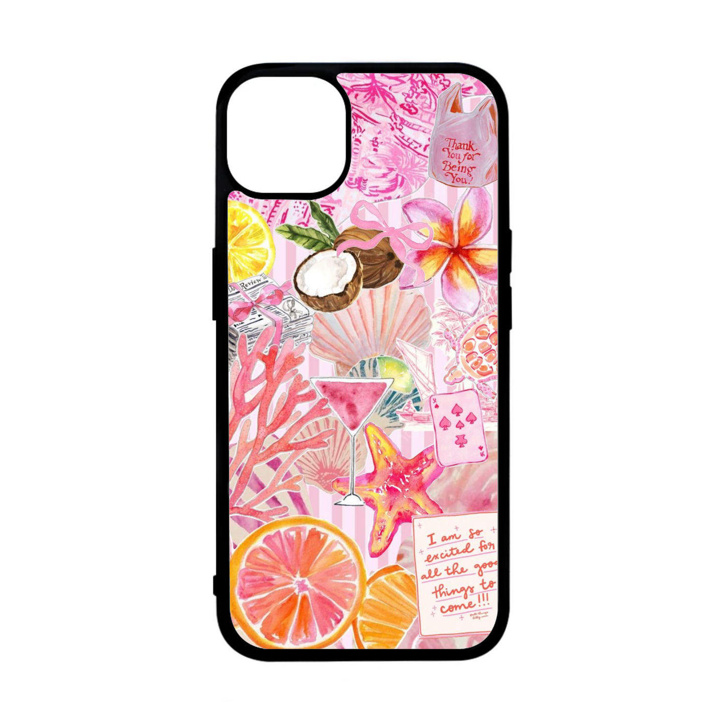 Tropical Pink Collage Case