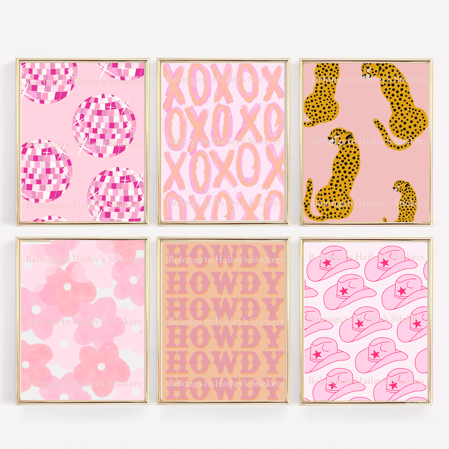 Pink Themed Wall Prints