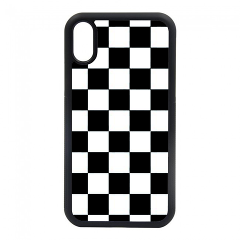 black and white checkered phone case iphone 