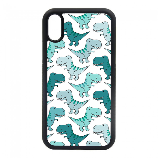 blue dinosaur phone case for iphone 6, iphone 7, iphone 8, iphone plus, iphone max, iphone x, iphone xs, iphone 11, iphone pro