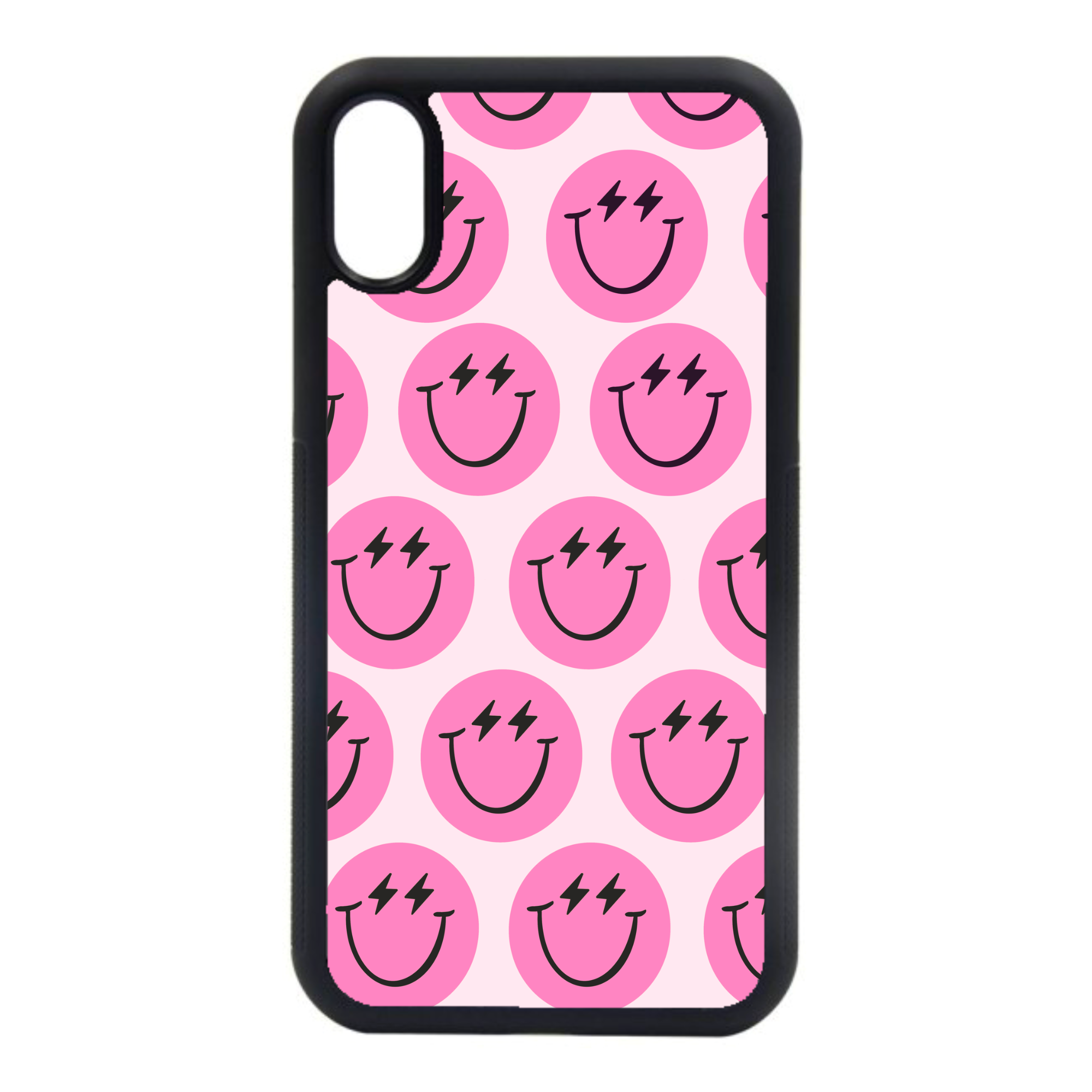 Pink smiley face Case