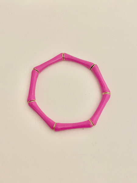 Pink Bamboo bracelet