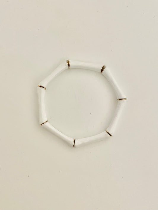 White Bamboo bracelet