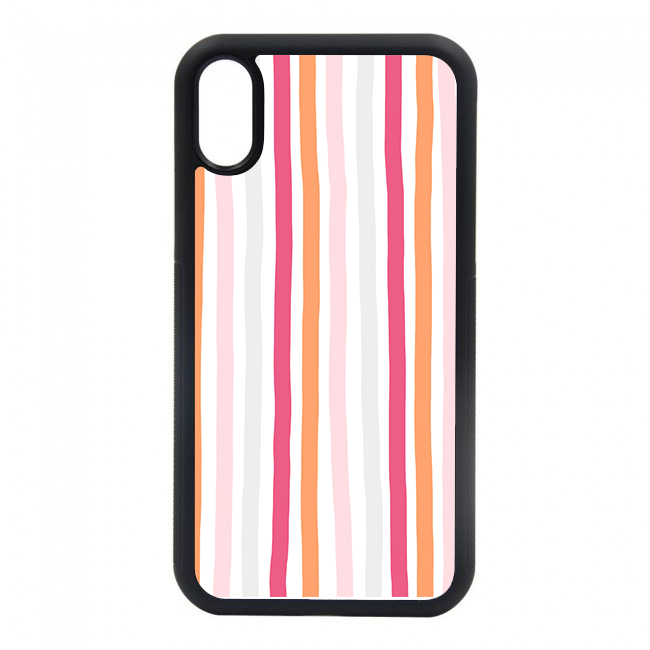 pink and orange striped case – Hailey's Stickers pink and orange striped case – Hailey's Stickers
