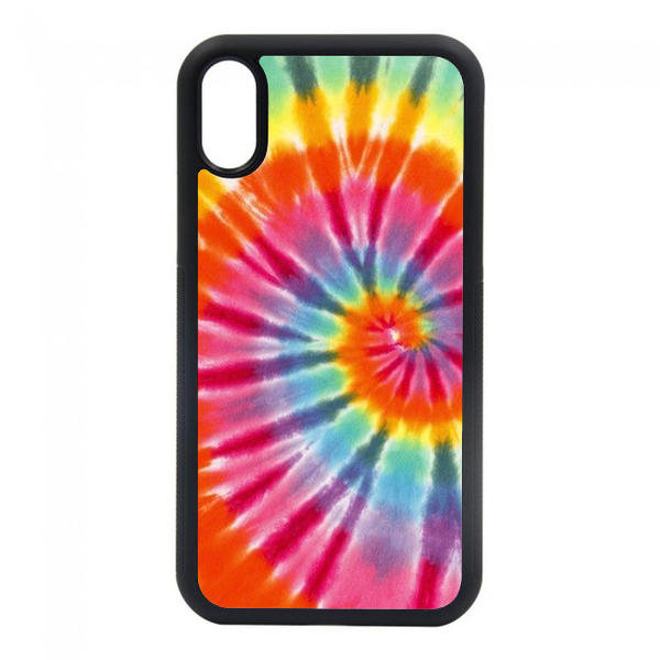 red yellow, orange, blue tie dye  phone case. we have phone cases for most of your iphones. iphone 6, iphone 6s, iphone 7 8, iphone 7 8 plus, iphone SE, iphone xs, iphone x, iphone xr, iphone xs max, iphone 11, iphone 11 pro, iphone 11 pro max.